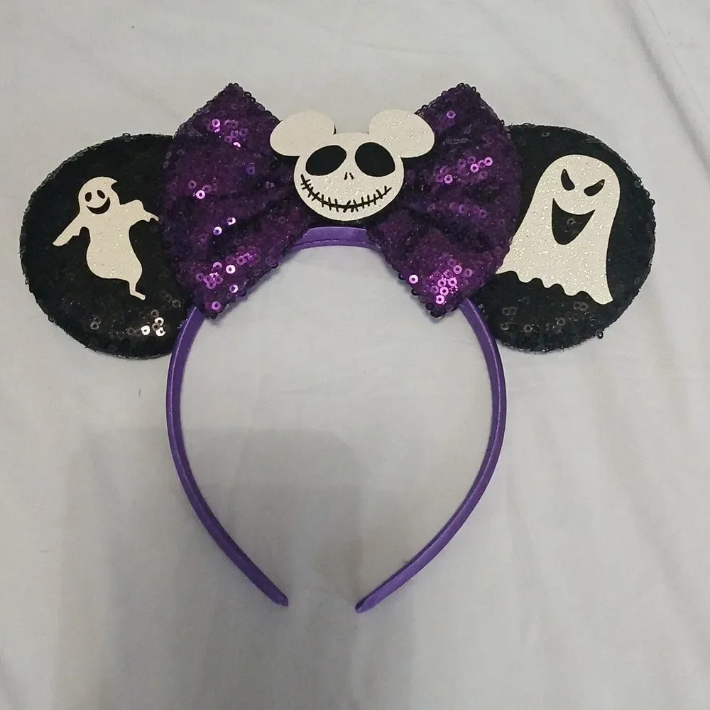 Mouse Ears Headband Sequin Mouse Ears for Women Girls Princess NEW comes in bag